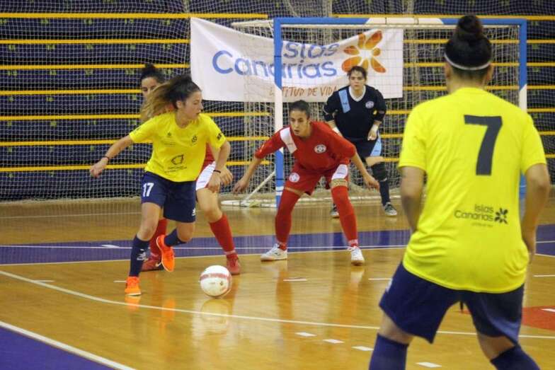 Imagen de archivo de un partido del Preconte de Telde (Foto TA)